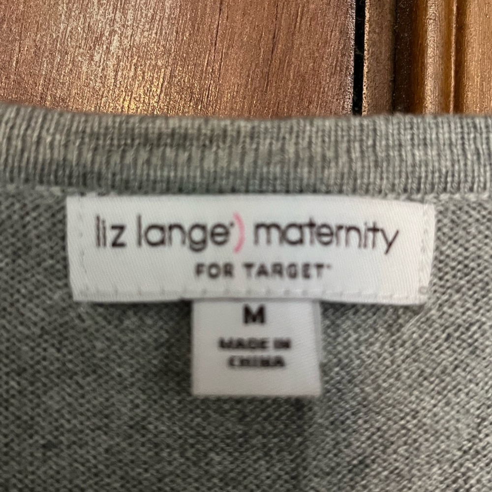 Target, maternity size medium V-neck lightweight sweater